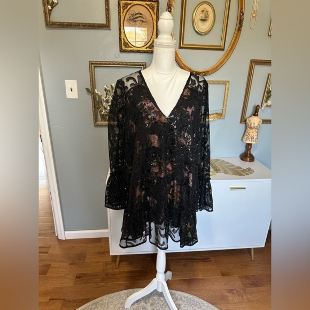 Free People Falling Flowers Frock Dress